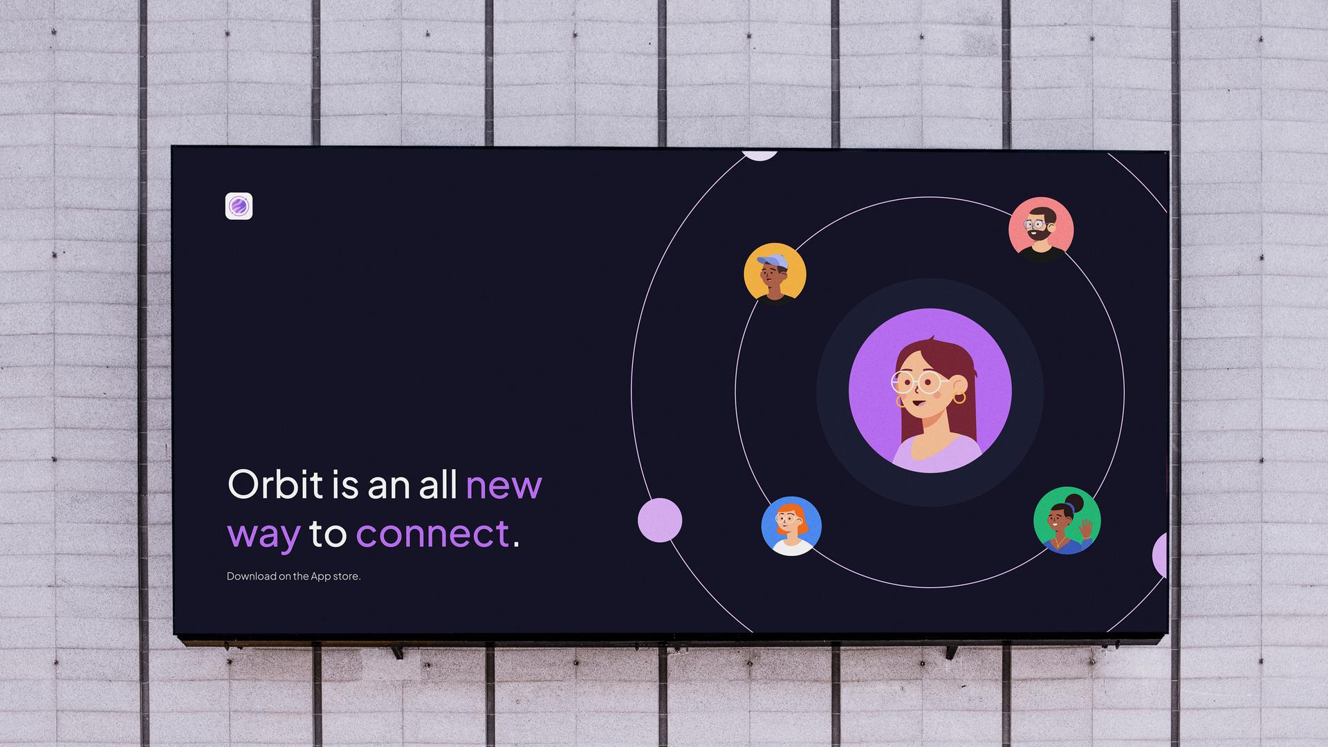 Billboard design for the Orbit App