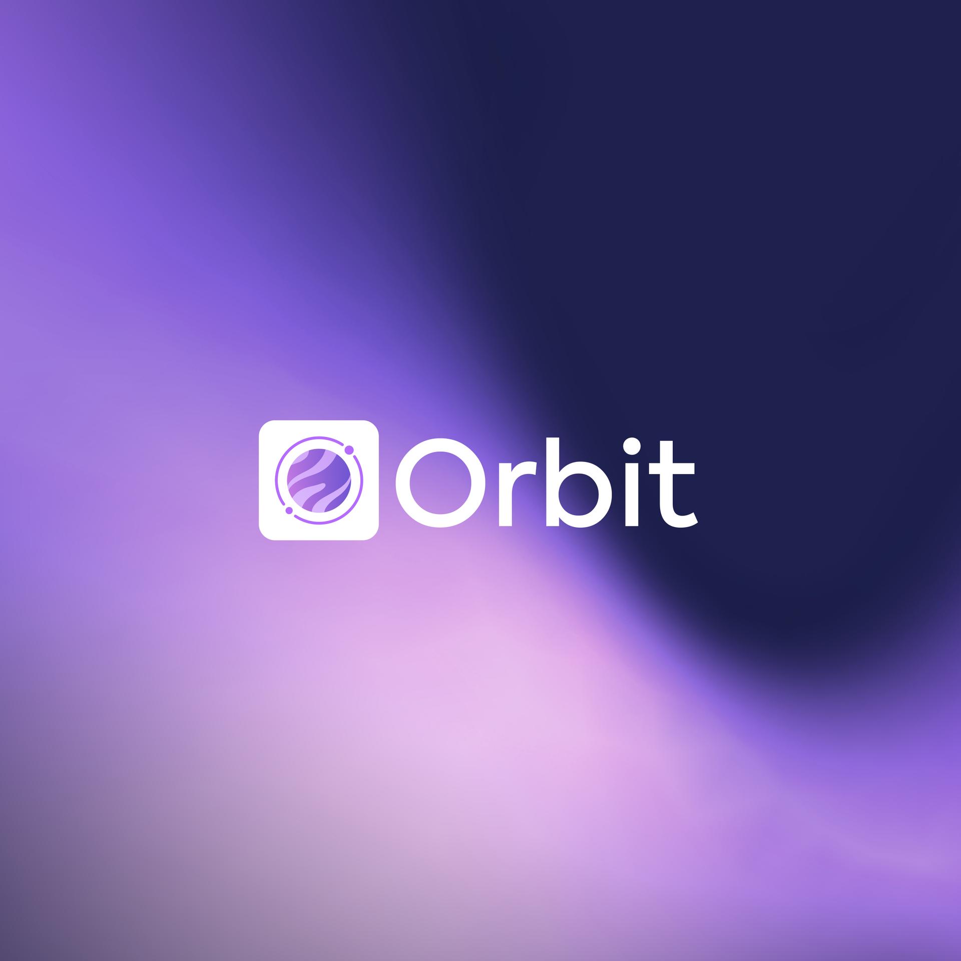 Colorful and cheerful branding design for Orbit Call Scheduler.